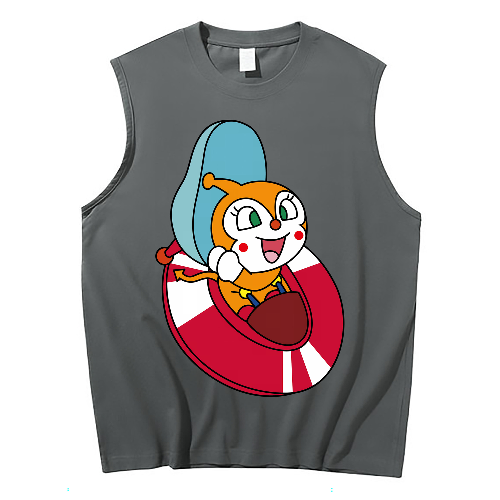 （画像用） アンパンマン Anpanman コットン100％タンクトップ（フロントプリント）